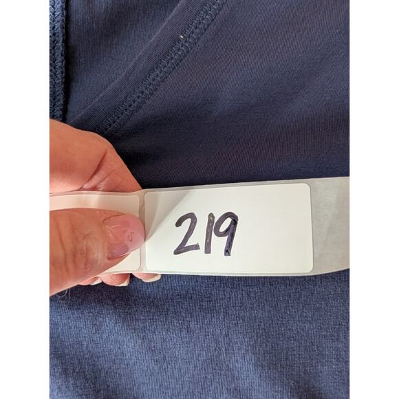 Lilly Pulitzer Juliet Navy Pima Cotton V Neck Preppy Coastal Mini Dress Medium - Picture 10 of 10